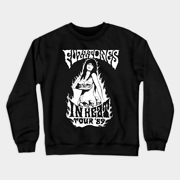 Fuzztones - In heat, tour 89 Crewneck Sweatshirt by CosmicAngerDesign